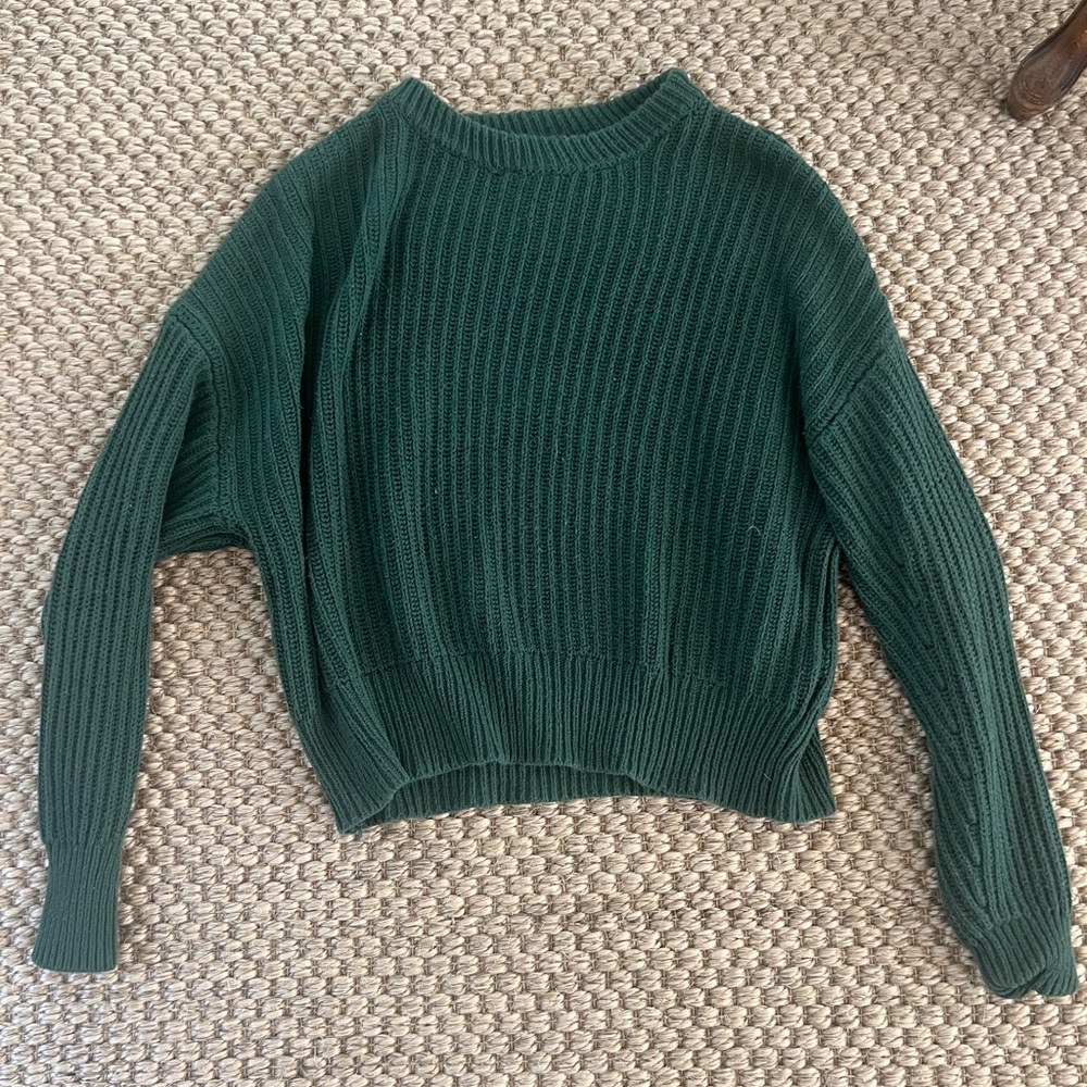 Target green sweater
